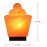 Trapezoid Shape Fire Bowl Himalayan Salt Lamp with Natural Salt Balls – Ambient Glow & Air Purifier