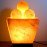 Trapezoid Shape Fire Bowl Himalayan Salt Lamp with Natural Salt Balls – Ambient Glow & Air Purifier
