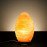 Egg Shape Himalayan Crystal Salt Lamp with Carved Lines – Natural Air Purifier & Decorative Glow