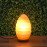 Egg Shape Himalayan Crystal Salt Lamp with Carved Lines – Natural Air Purifier & Decorative Glow