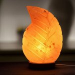  Leaf Shape Himalayan Salt Lamp – Nature-Inspired Wellness & Glow