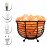 Bowl Shape Metal Basket Salt Lamp with Natural Salt Chunks – Soothing Light & Air Purifier