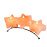 Star Shape Candle Holder with Metal Stand (Pack of 3)