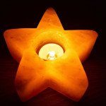 Star Shape Candle holder (Himalayan Natural Rock Salt)
