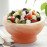 Himalayan Pink Salt Salad & Fruit Bowl – Natural Mineral-Rich Salt Addition for Serving & Wellness